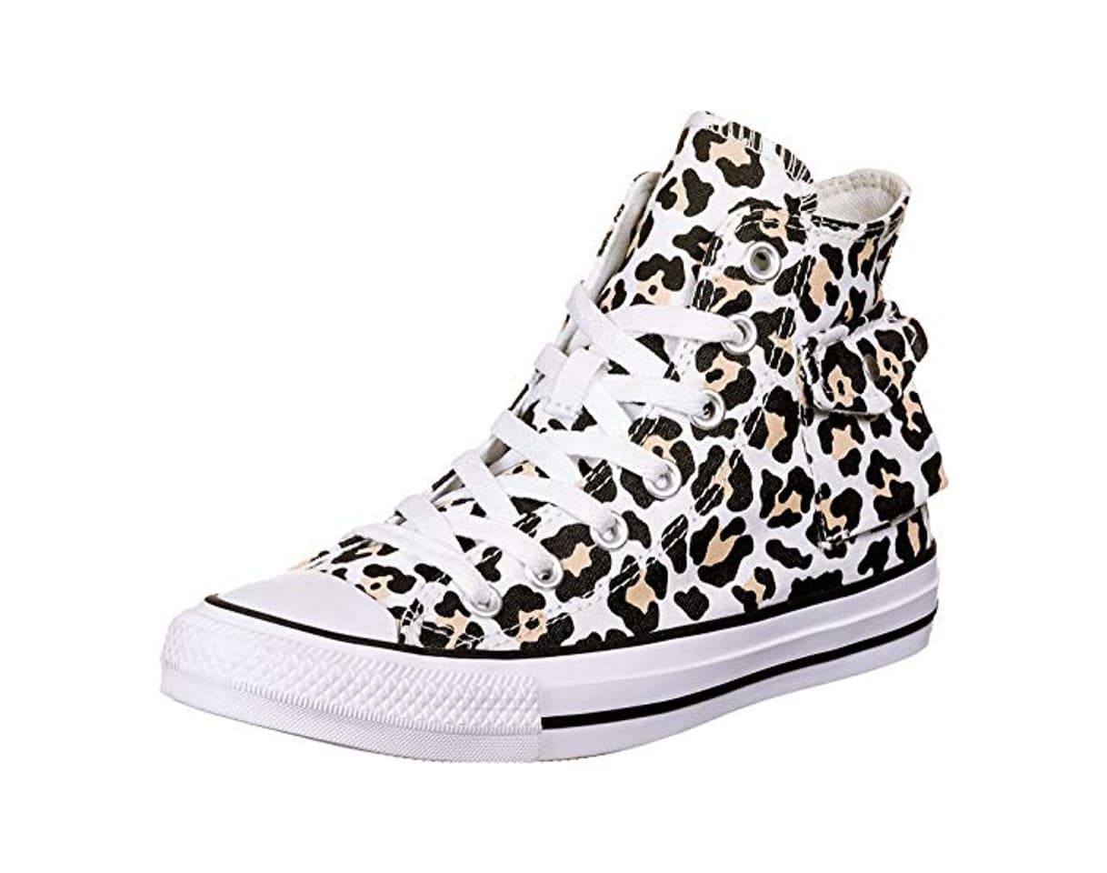 Product CONVERSE Chuck Taylor All Star Pocket Varsity Remix Zapatillas Moda Mujeres Blanco/Negro/Leopardo