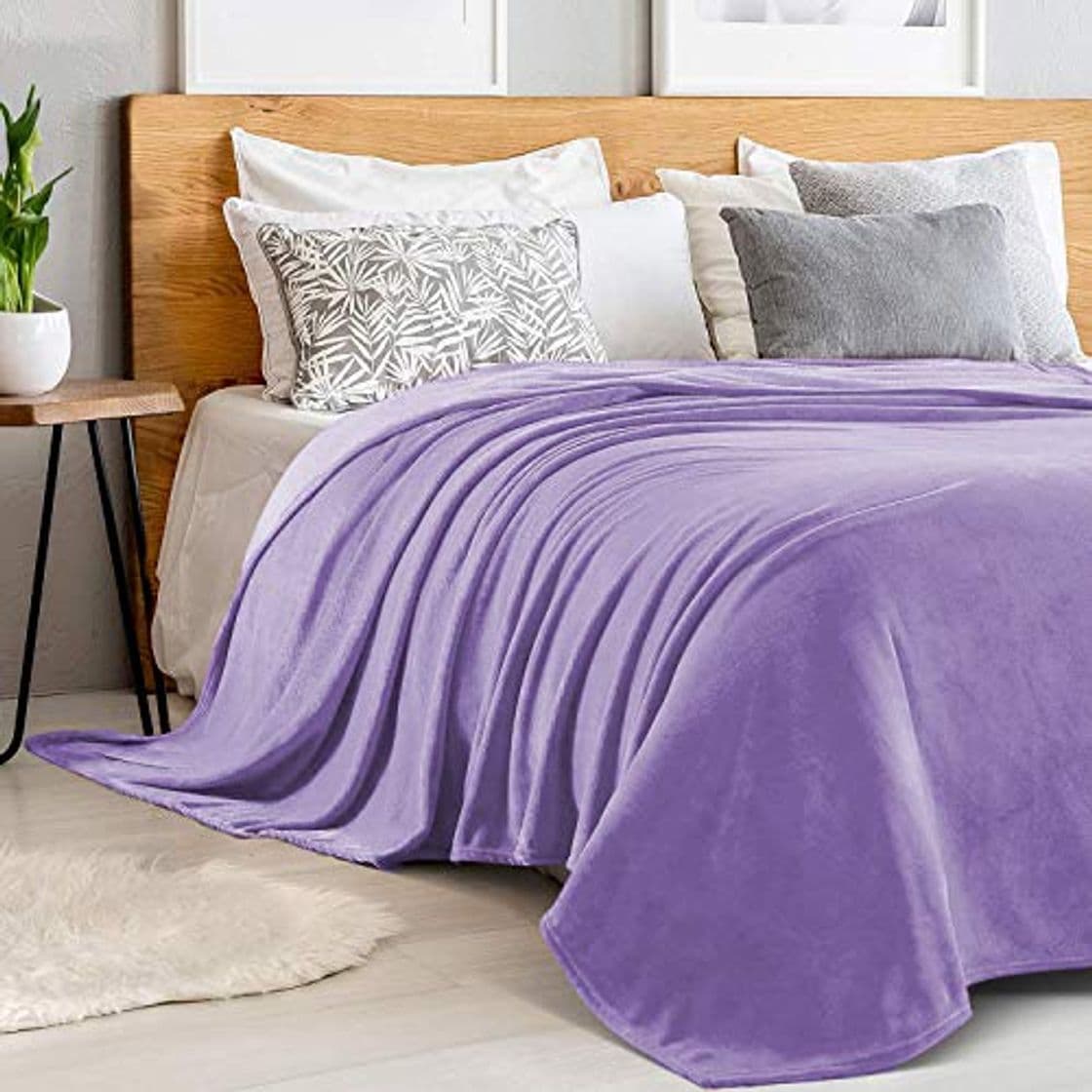 Product Foren Tex Manta para sofá y Cama de Franela