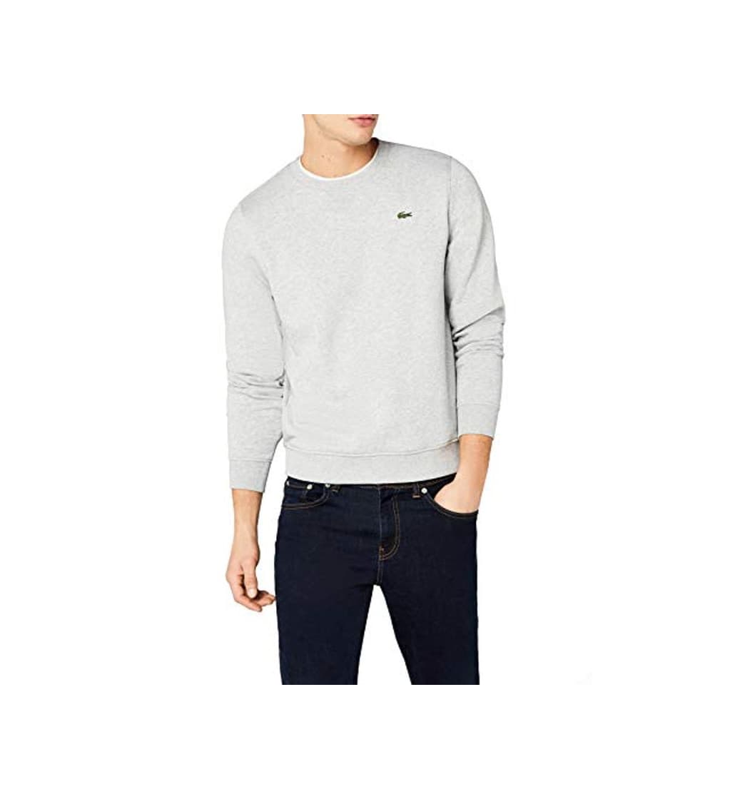 Fashion Lacoste Crew Neck-sudadera Hombre, gris