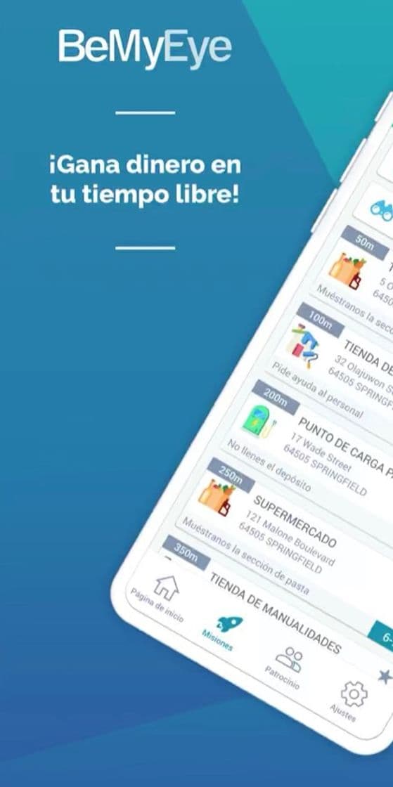 App BeMyEye - Ganar dinero en App Store