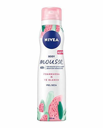 Belleza Nivea Body Mousse Hidratacion Profunda Frambuesa 200 Ml