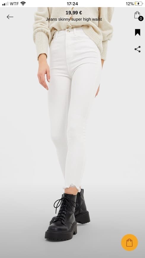 Moda • Jeans skinny super high waist 