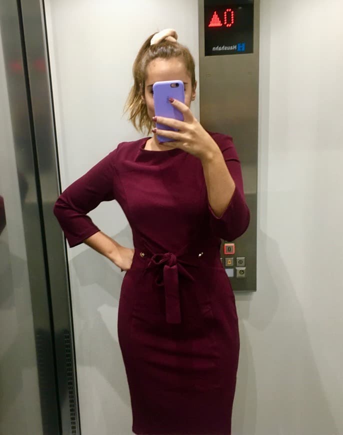 Producto Purple pencil dress