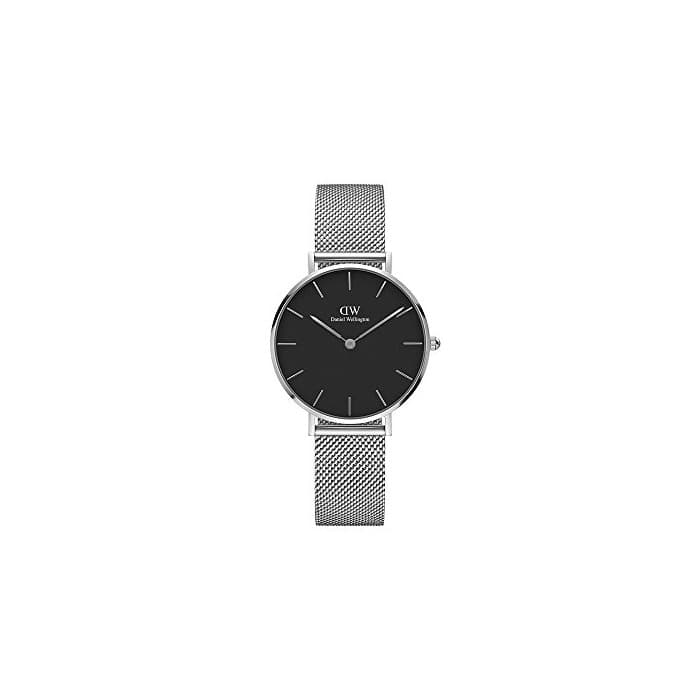 Fashion Daniel Wellington Reloj Digital para Mujer de Cuarzo con Correa en Acero