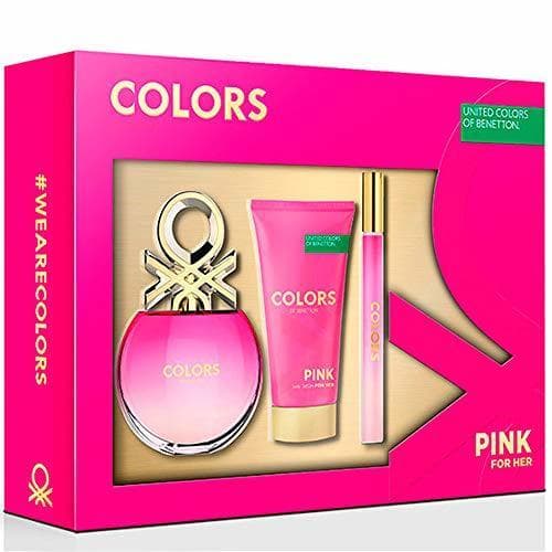 Belleza Benetton Colors Pink Paquete de productos