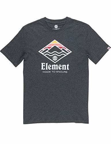 Fashion Element Layer Hombre Camiseta T-Shirt Charcoal Heathe L