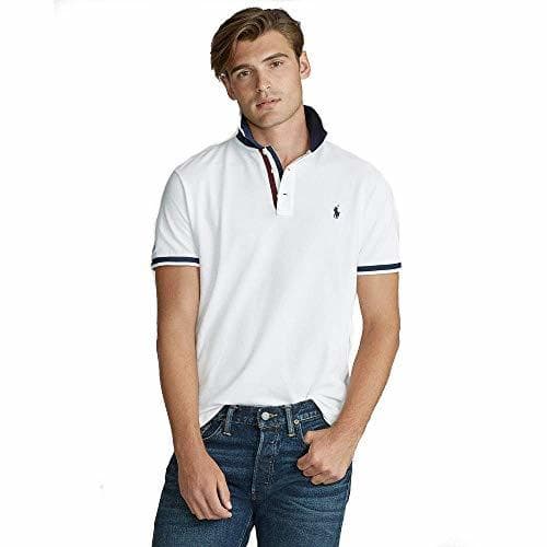 Moda Polo Ralph Lauren Custom Slim Fit Mesh Polo