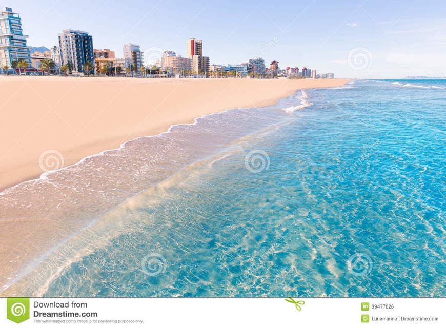 Lugar Playa de Gandía, Comunidad Valencia