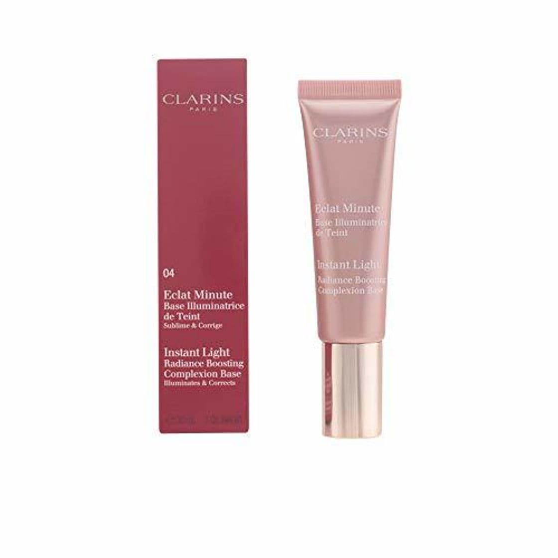 Belleza Clarins Eclat Minute Base Illuminatrice De Teint 04-Apricot 30 ml