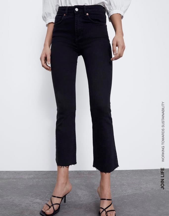 Fashion jeans flare zara