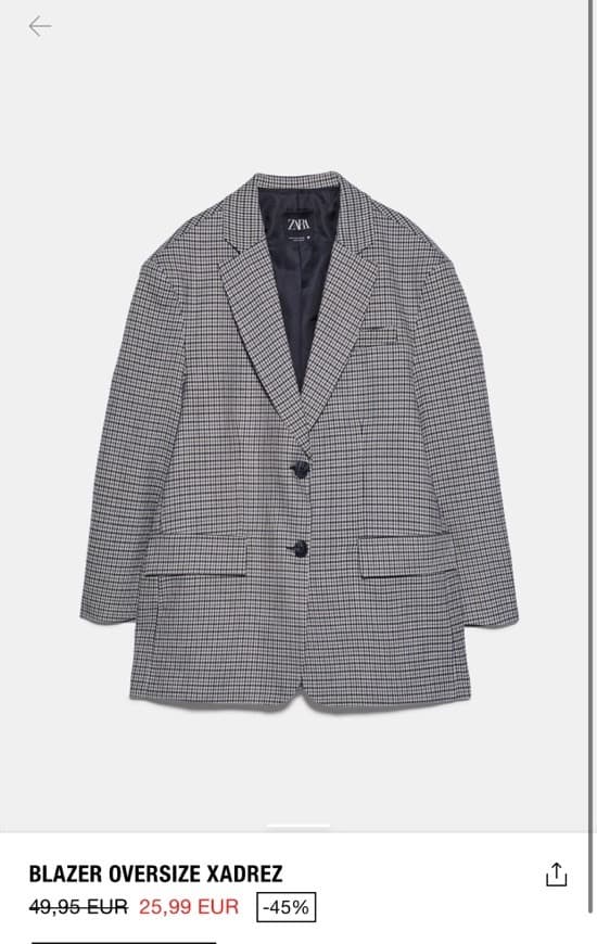 Moda Blazer ZARA