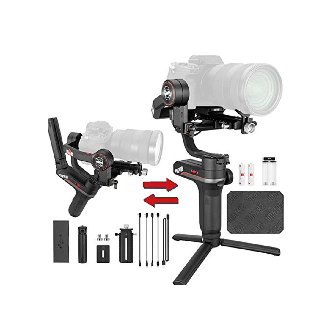 Product Zhiyun WEEBILL S Estabilizador Gimbal Palmar de 3 Ejes para cámaras Mirrorless,