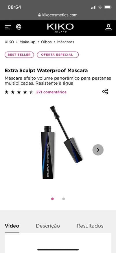 Product Máscara waterproof