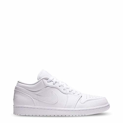 Moda Nike Air Jordan 1 Low, Zapatos de Baloncesto para Hombre, Blanco