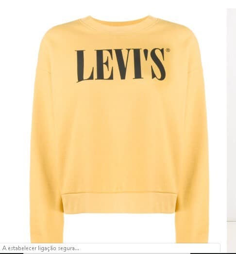 Fashion LEVIS yellow sweat 