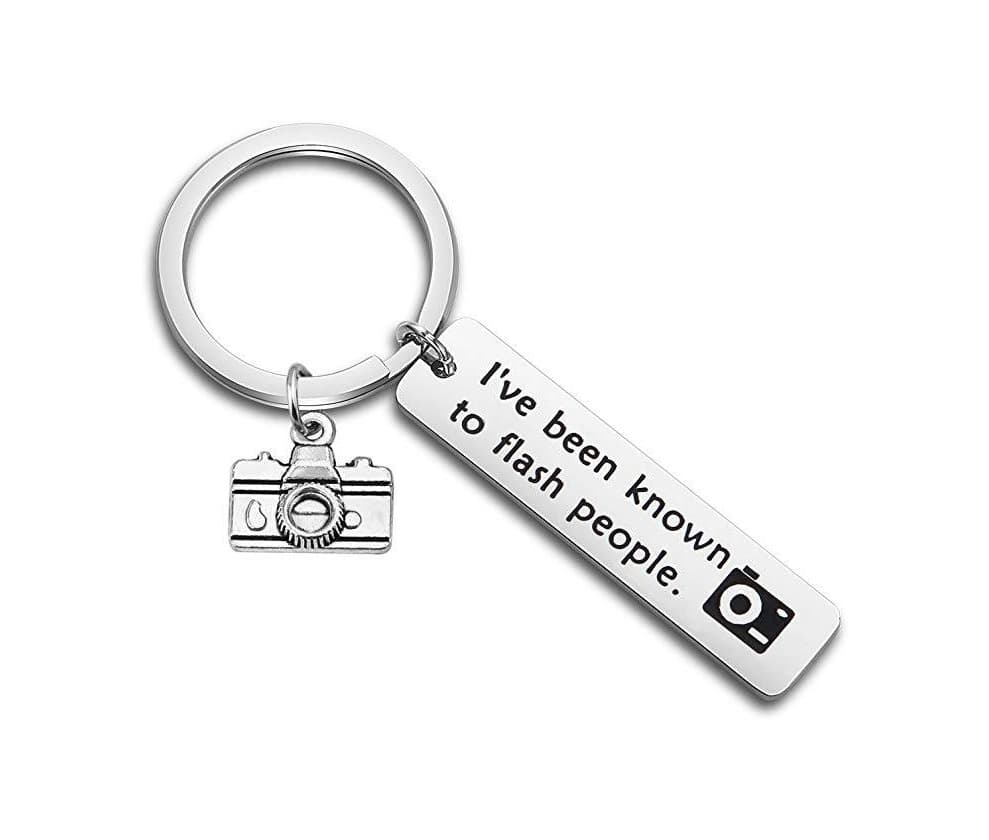 Producto Photographer Keychain I've Been Known to Flash People Gift 