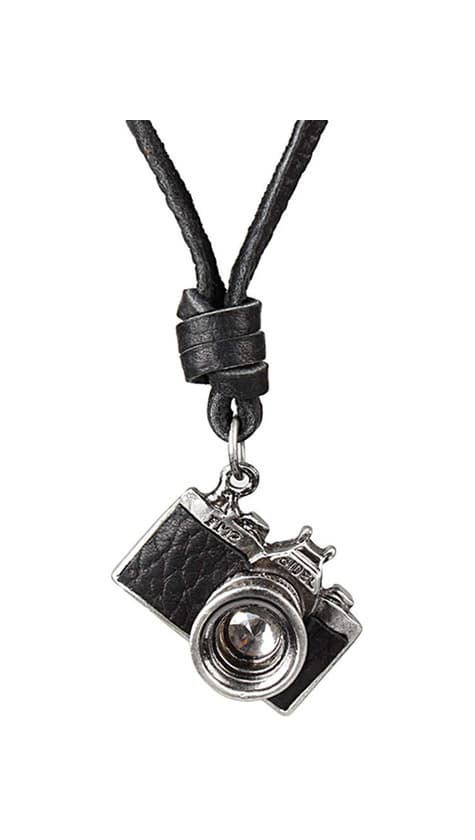 Producto Vintage Men Women Jewelry Rock Punk Camera Pendant Genuine