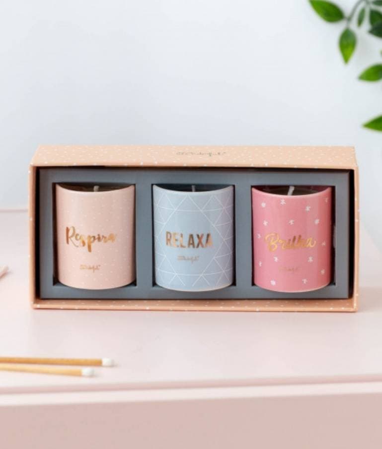 Product Set de 3 velas - respira