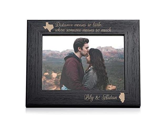 Producto Personalized Long Distance Relationship Picture Frame