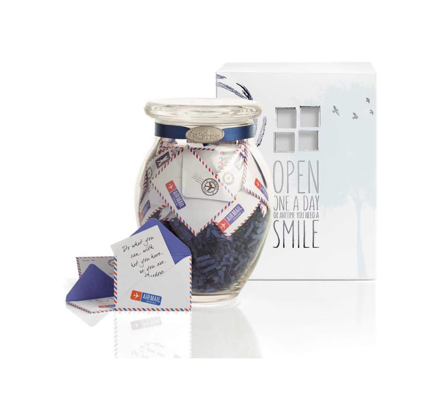 Producto KindNotes Glass Keepsake Gift Jar with Long Distance Missing