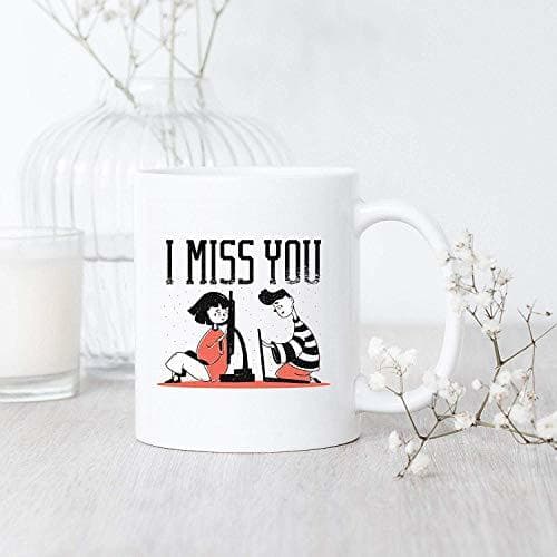 Lugar LDR I Miss You/Mug/Long Distance Relationship Mug/LDR Gift/Long Distance Love/Couples Mug/LDR Coffee