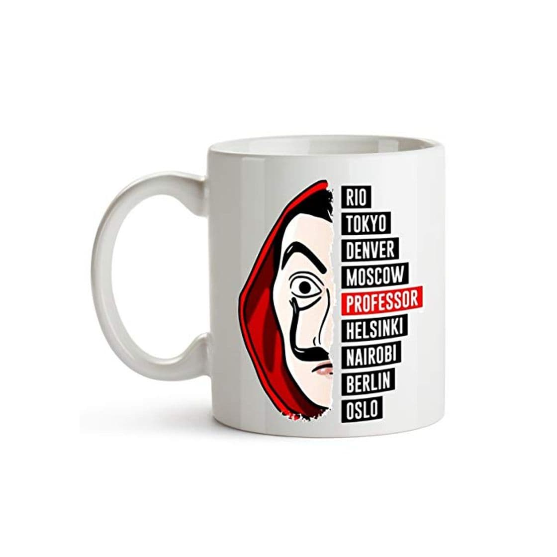 Product custom-cases Taza de cerámica La Casa de Papel Serie TV Netflix Ideal