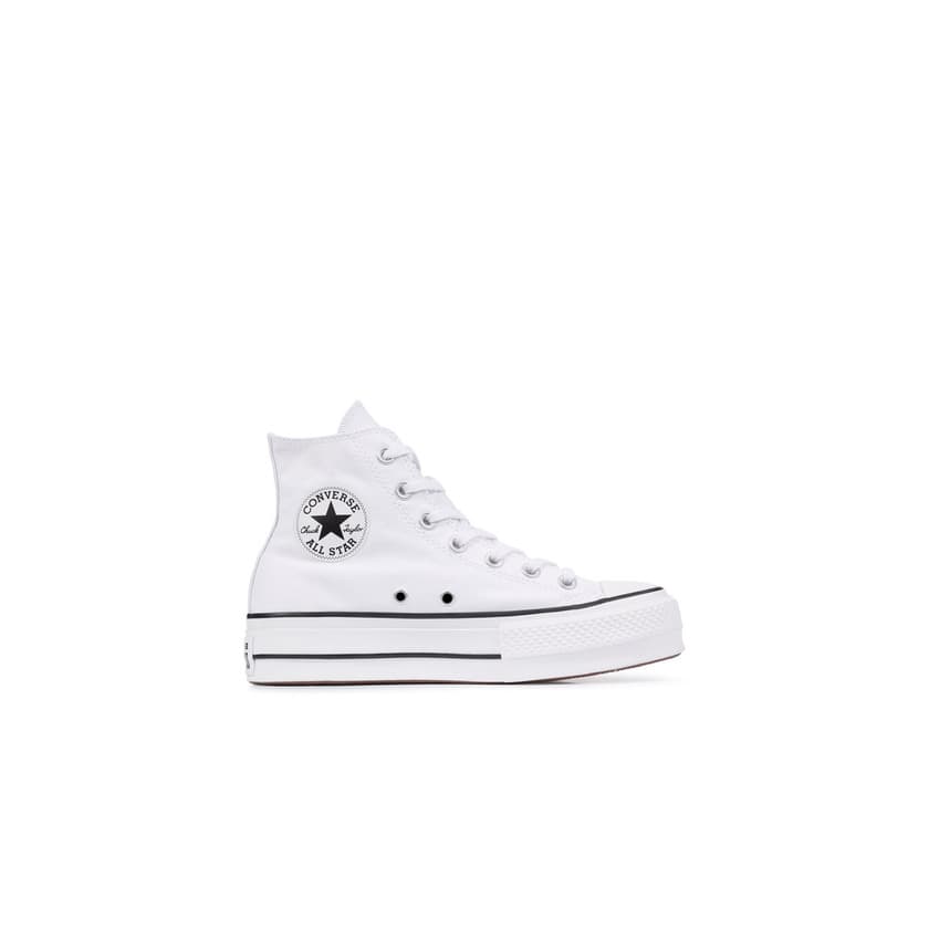 Moda Converse Chuck Taylor CTAS Lift Hi, Zapatillas para Mujer, Blanco