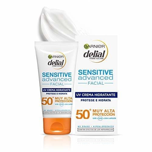 Beauty Garnier Delial Sensitive Advanced Crema Facial Hidratante Alta Protección Solar IP50+