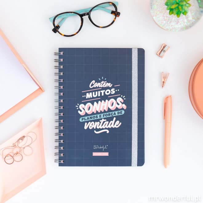 Producto Agenda anual 2020 Mr Wonderful