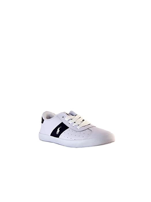 Fashion Ralph Lauren - Zapatillas de Piel para niño Blanco Size