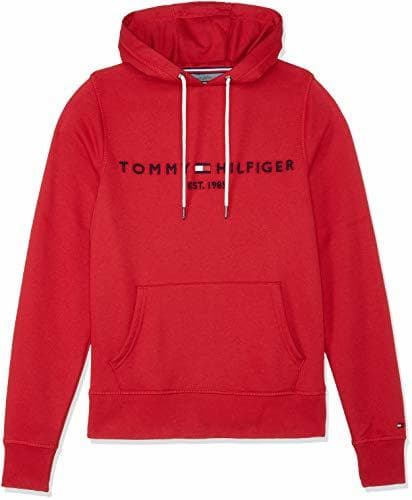 Fashion Tommy Hilfiger Tommy Logo Hoody Sudadera, Rojo