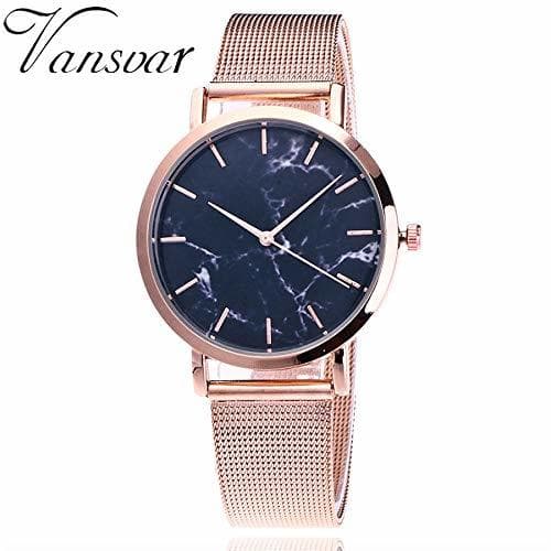 Fashion Vansvar Brand Relogio Feminino - Reloj de Pulsera para Mujer