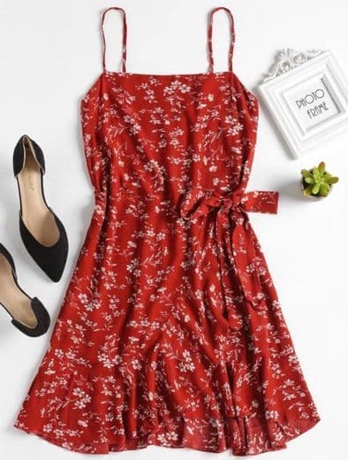 Moda red dress 