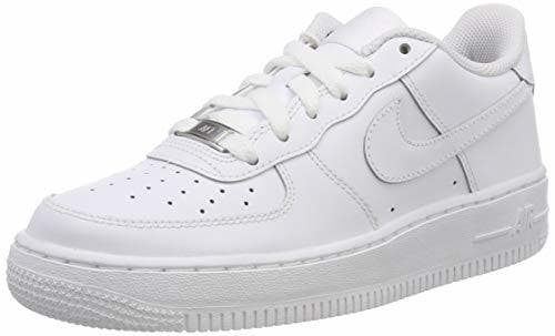 Fashion Nike Court Borough Low Gs, Zapatillas de Baloncesto Unisex Niños, Blanco