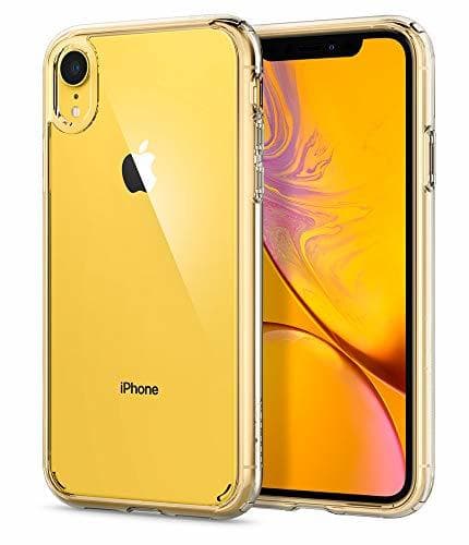 Electrónica spigen Funda iPhone XR, [Ultra Hybrid] Tecnología de cojín de Aire y