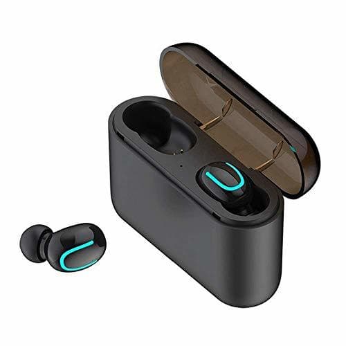 Electrónica COOLEAD Mini Auriculares Inalambricos Bluetooh 5.0 Invisibles con Caja de Carga para