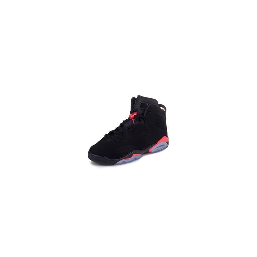 Fashion Nike Air Jordan 6 Retro BG, Zapatillas de Deporte para Niños, Negro/Rojo