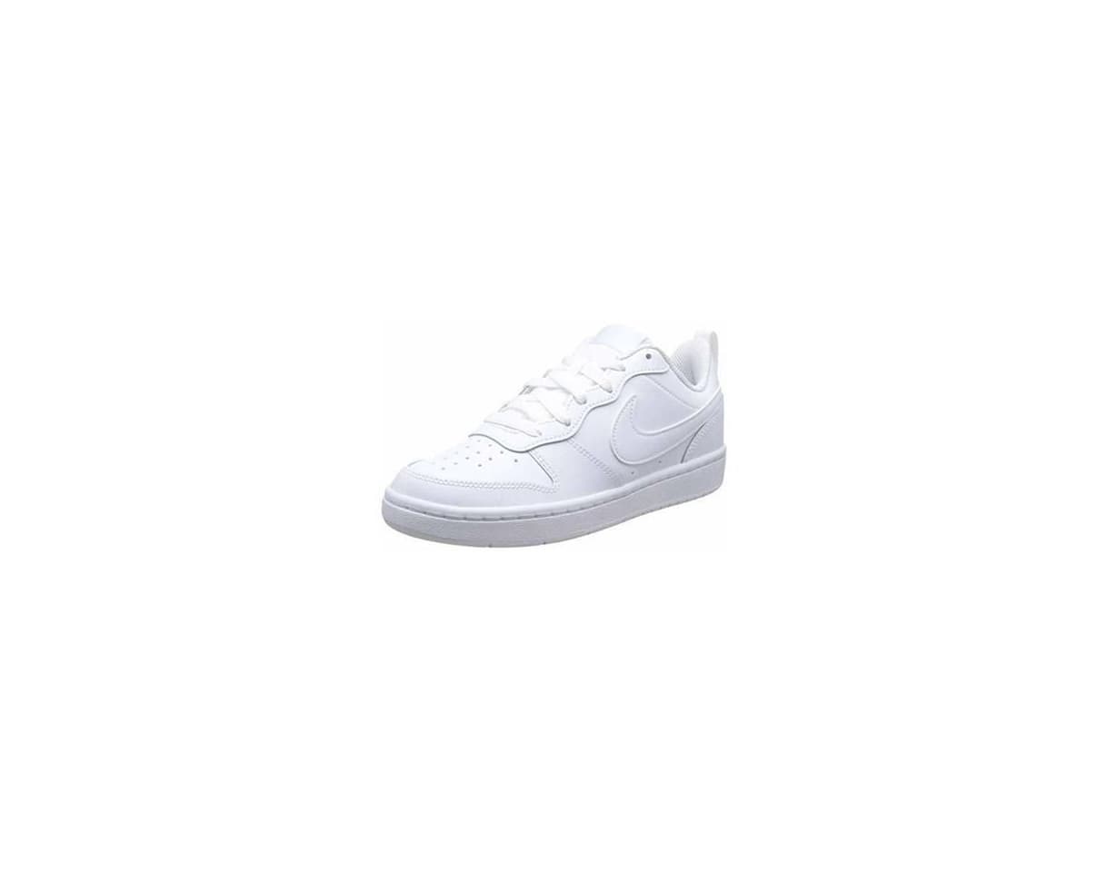 Product Nike Court Borough Low 2, Zapatillas de Baloncesto para Niños, Blanco