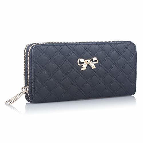 Product FASHION AMA Cartera Mujer con Monedero billeteras Mujer Cartera de Viaje Portatarjetas