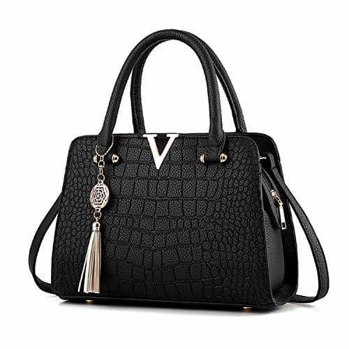 Product URAQT Bolsos de Mujer, Bolso Señora Tote, PU Piel Bolso de Hombro