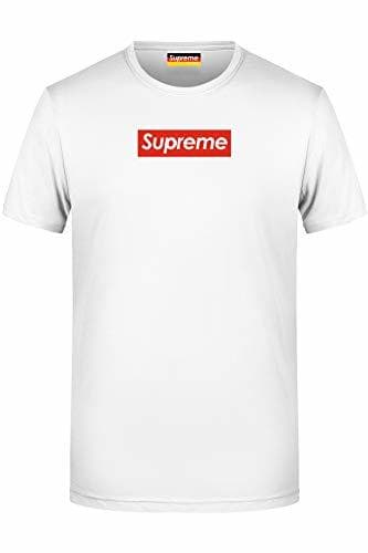 Product Supreme Germany T-Shirt Weiss, Logo Klein, Rot/Weiss