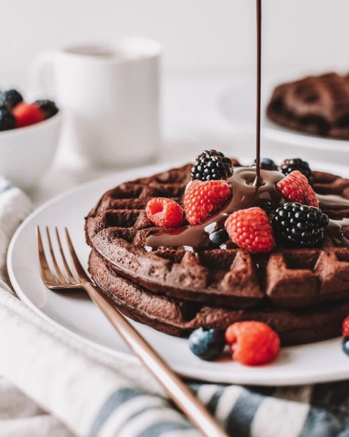 Moda Waffles de chocolate 