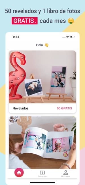 App Piics - Revelado gratis de fotos y álbumes