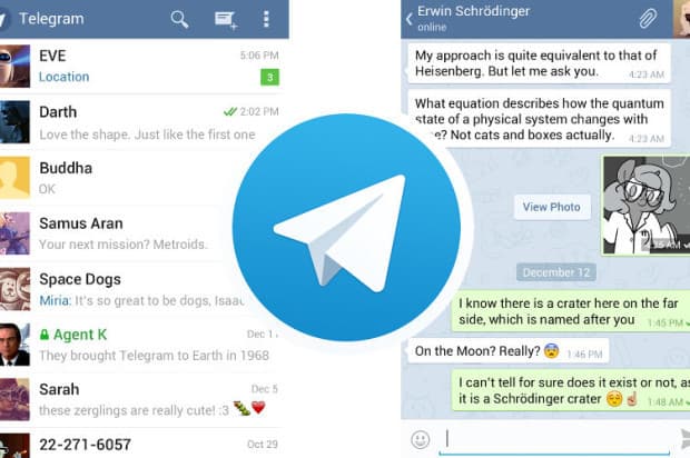 App Telegram - servicio de mensajeria instantanea