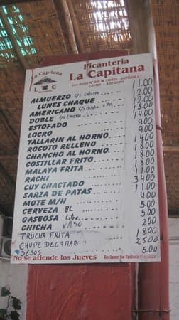 Restaurantes Picantería La Capitana