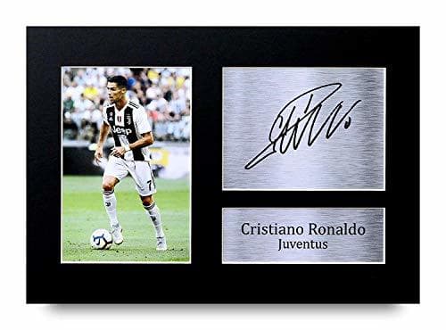 Elemento de la categoría hogar HWC Trading Cristiano Ronaldo A4 Sin Marco Regalo De Visualización De Fotos