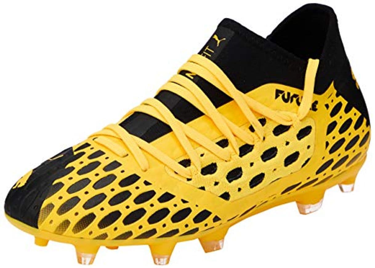 Producto PUMA Future 5.3 Netfit FG/AG Jr, Botas de fútbol Unisex Niños, Amarillo