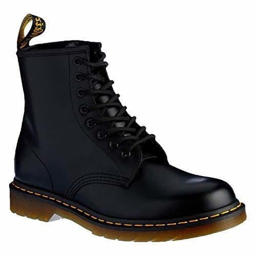 Fashion Dr. Martens 1460 - Botas Militares de Mujer, Negro