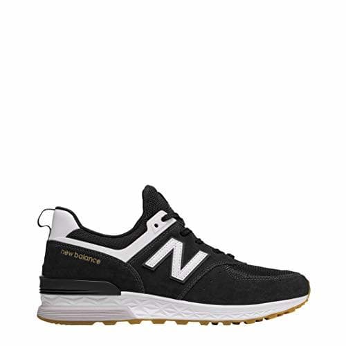 Fashion New Balance - modelo 574v1 - zapatillas de espuma para hombre, Negro