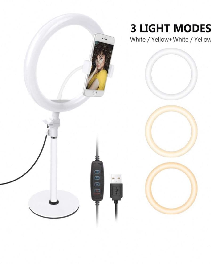 Fashion Ring Light USB Pequena 